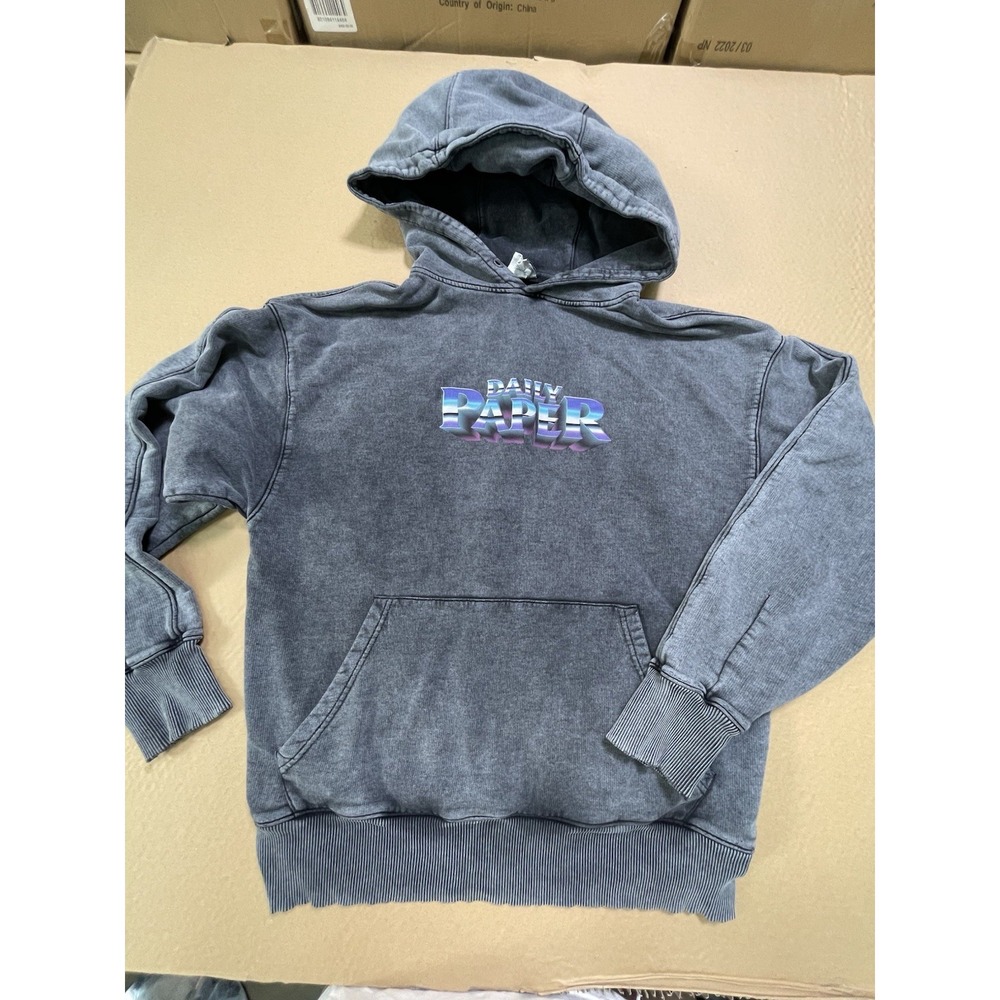Men's Gray Hoodie Sweater DAILY PAPER GALBACID - Grey